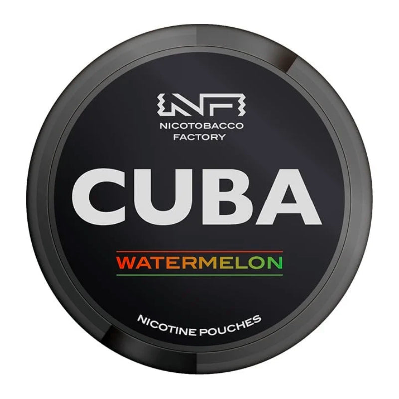 Watermelon Black Nicotine Pouches by Cuba