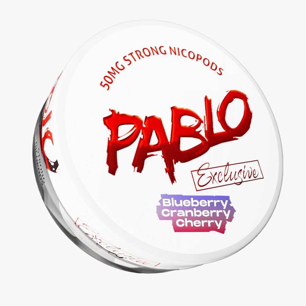 Blueberry Cranberry Cherry Nicotine Pouches by Pablo
