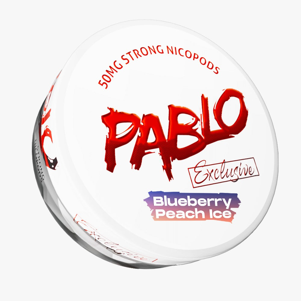 Blueberry Peach Ice Nicotine Pouches by Pablo