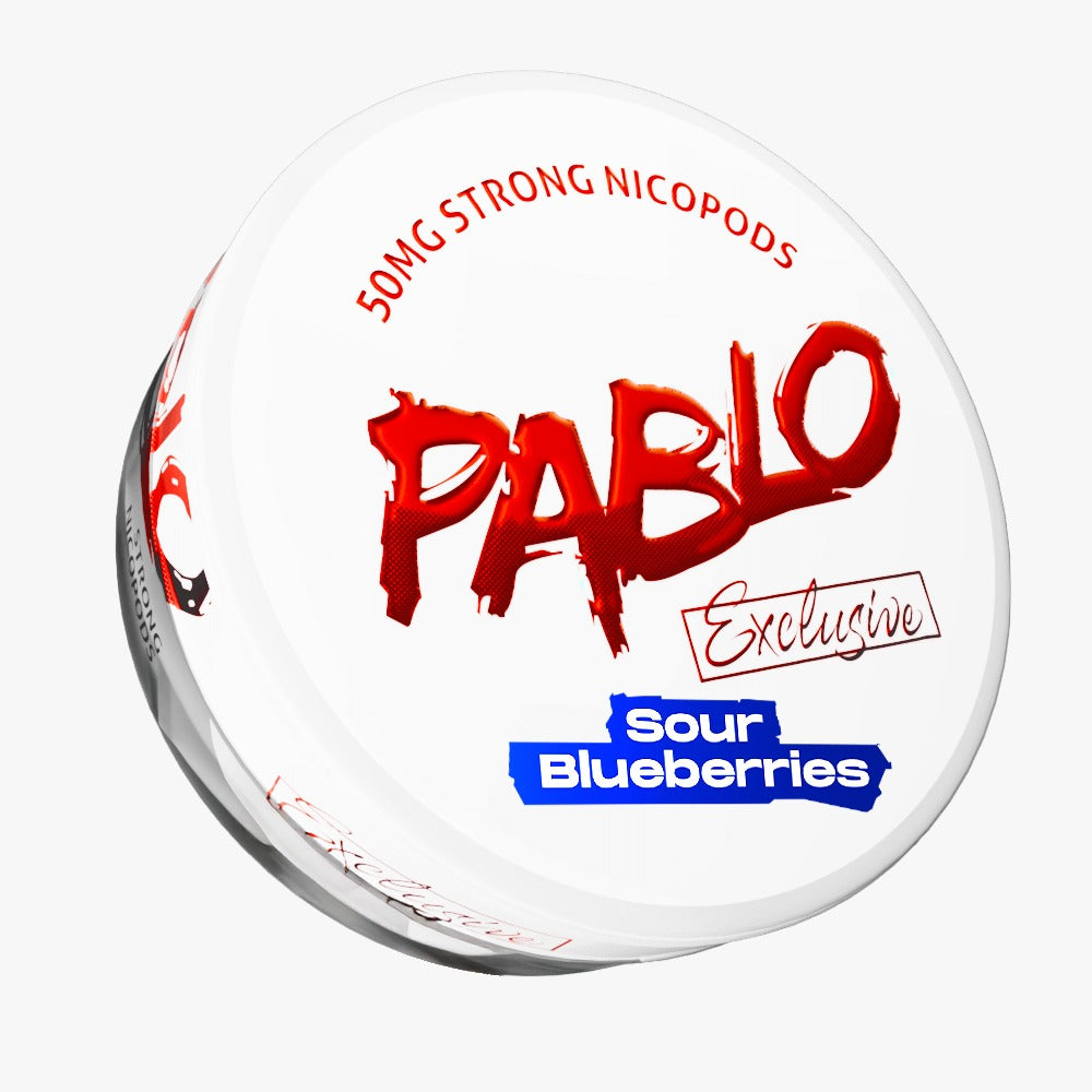 Sour Blueberries Nicotine Pouches by Pablo