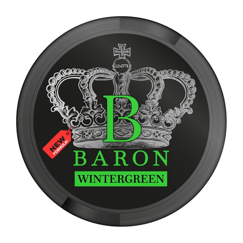 Wintergreen Nicotine Pouches by Baron